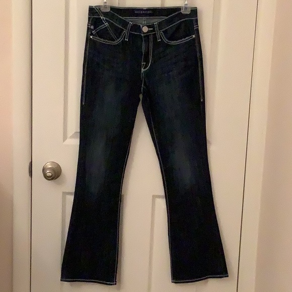 Rock & Republic Kasandra Bootcut, Embroidered Jeans, Size 6S - Picture 2 of 14